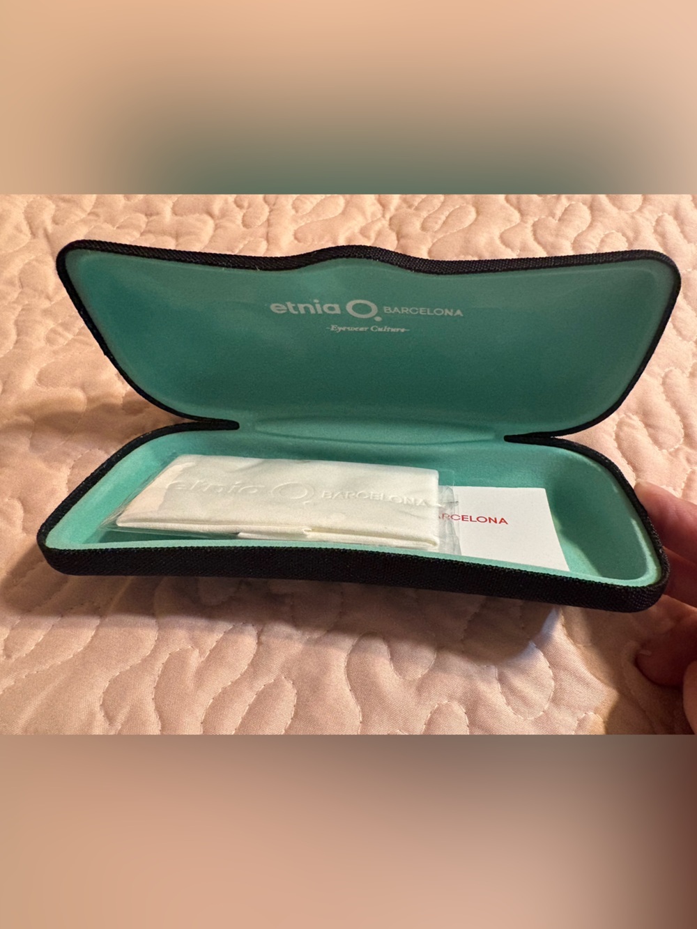 Etnia Barcelona Black Sunglasses Case with Red Logo - Picture 2 of 2